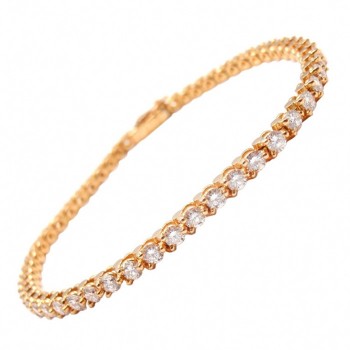 Bratara tennis aur roz 18k-9,54gr